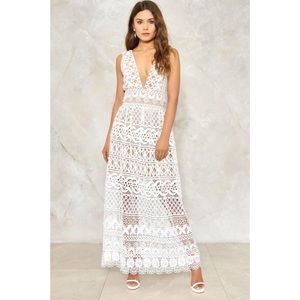 Isobel Crochet Dress - Nasty Gal